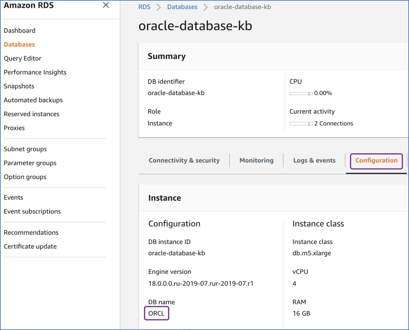 RDS Oracle PostgreSQL: Oracle as Source